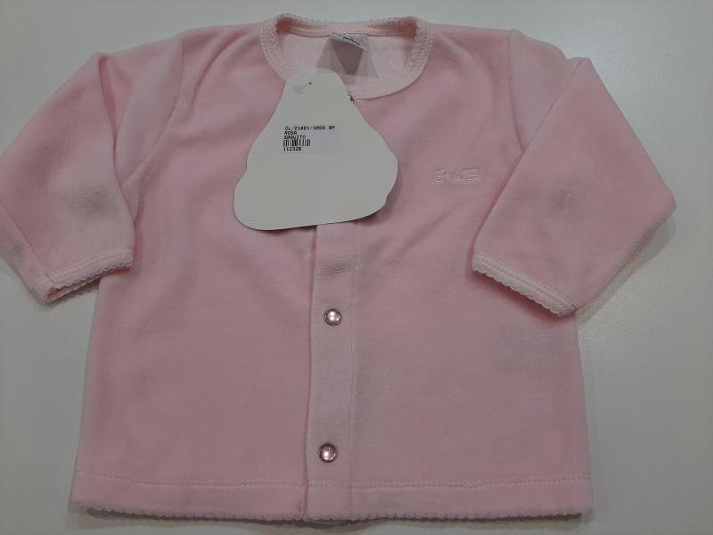 SAQUITO PLUSH LISO ROSA T.9.M