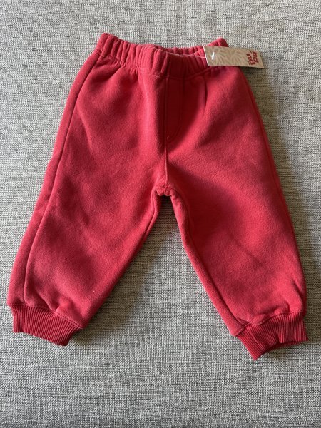 BABUCHA CON PUÑO TEJIDO  MINI BB FRISA S/ETIQUETA