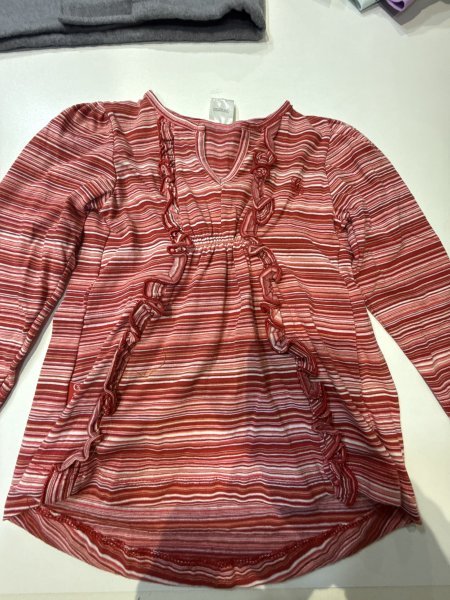 REMEREA MANGA LARGA LUREX EN JERSEY VOLADITO