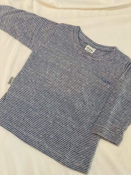 REMERA MANGA LARGA RAYADA CUELLO REDONDO1 T.09M