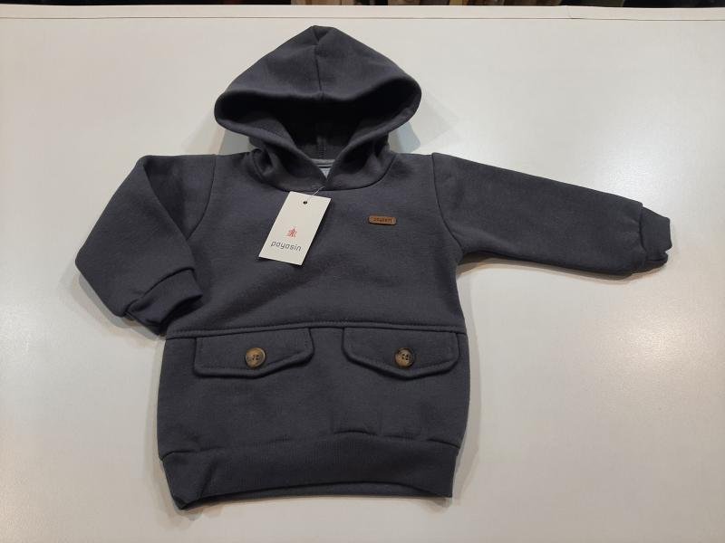 BUZO CAPUCHA GEREMIAS GRIS CHEVY T.L
