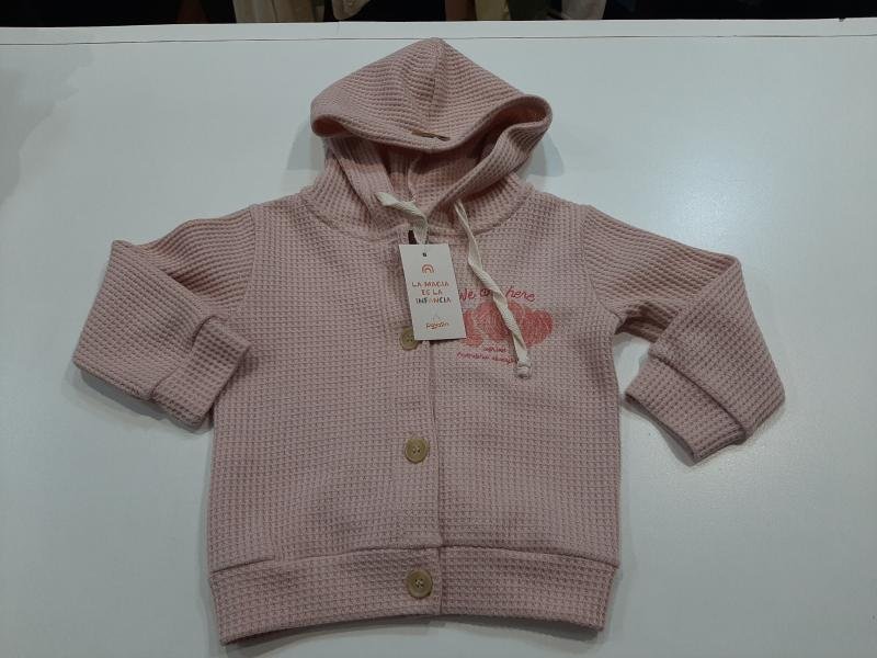 CAMPERA C/CAPUCHA WAFFLE T.L