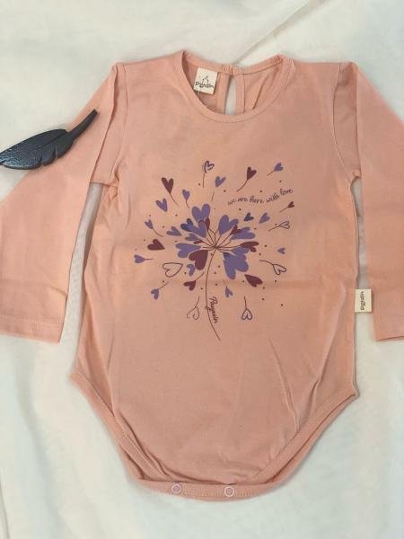 BODY M. LARGAS CLISOC CORAZONES ROSA T.XXL