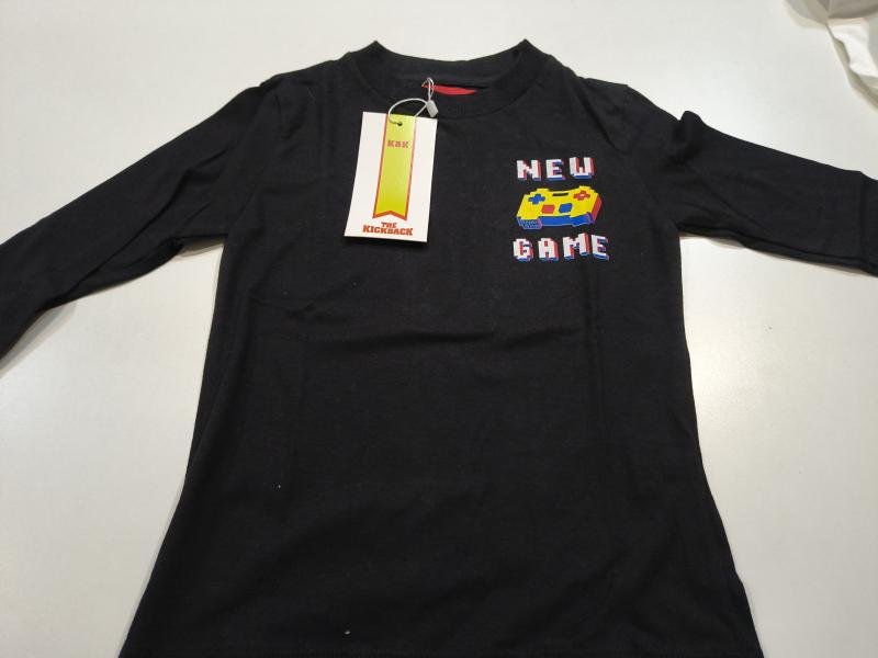 REMERA GAME NEGRO T.02