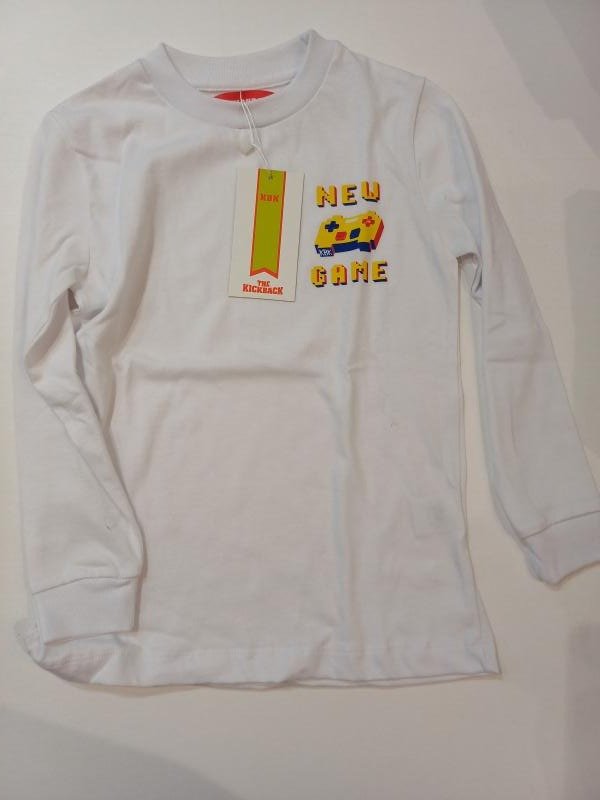 REMERA GAME M/L BLANCA T.06