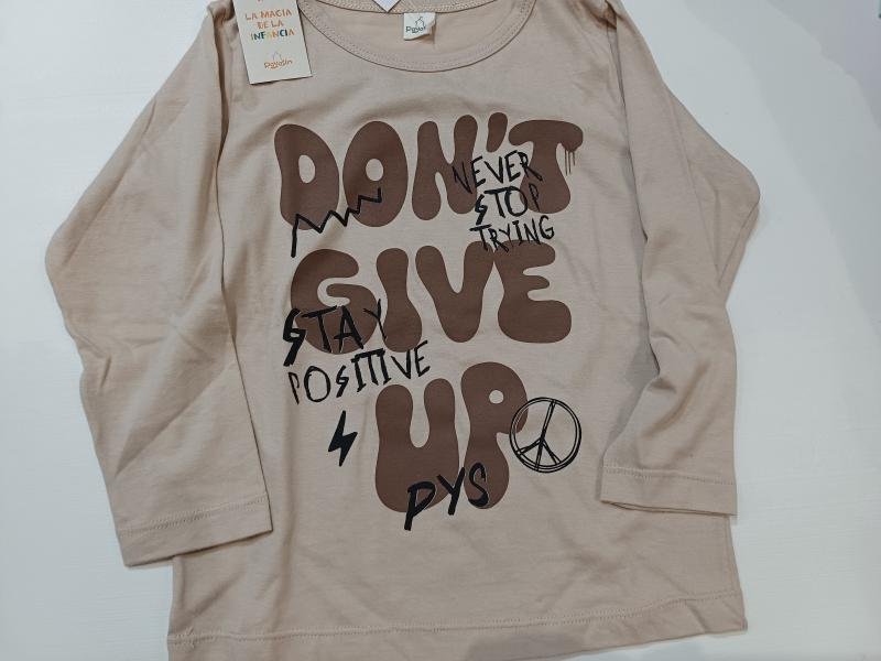 REMERA M/L CLASICA T.04 CRUDO