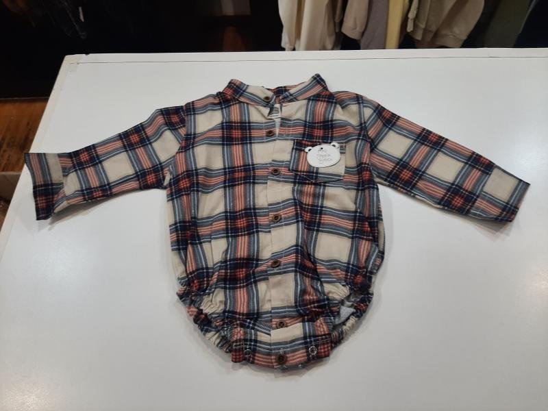 BODY CAMISA IGNACIO CUELLO MAO LEÑADOR 12M