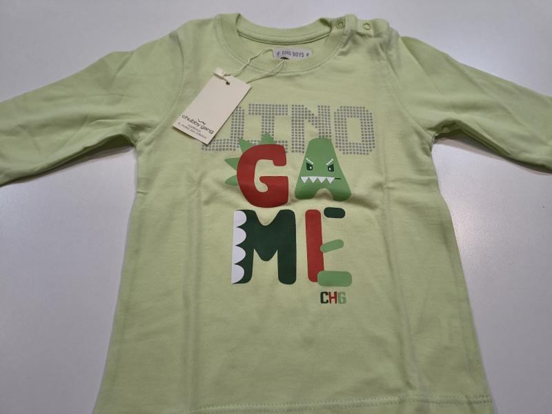 REMERA M/L CLASICA PLAYER BEBE VERDE CLARO T.2