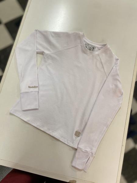 REMERA GWEN M/L BLANCA T.12