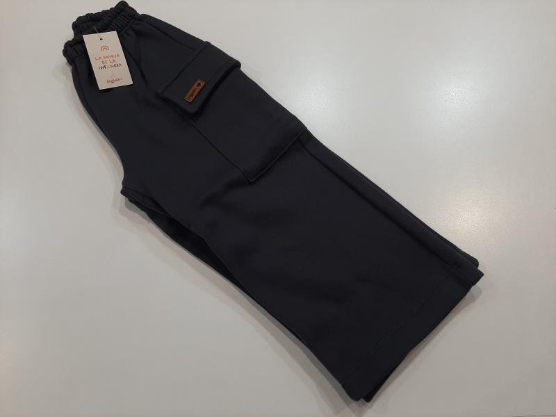 PANTALON FRISA CARGO NENA GRIS CHEVY T.04
