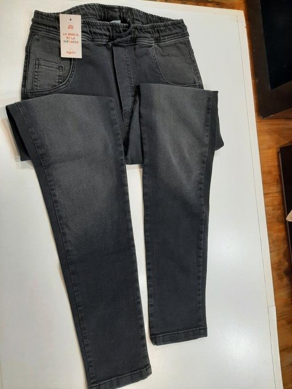 JEANS SKINNY NEGRO T.16