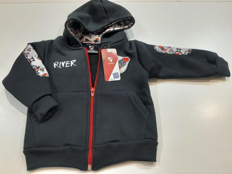 CAMPERA BEBE RIVER NEGRO T.01