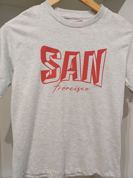 REMERA M/C TIZIANO GRIS T.10