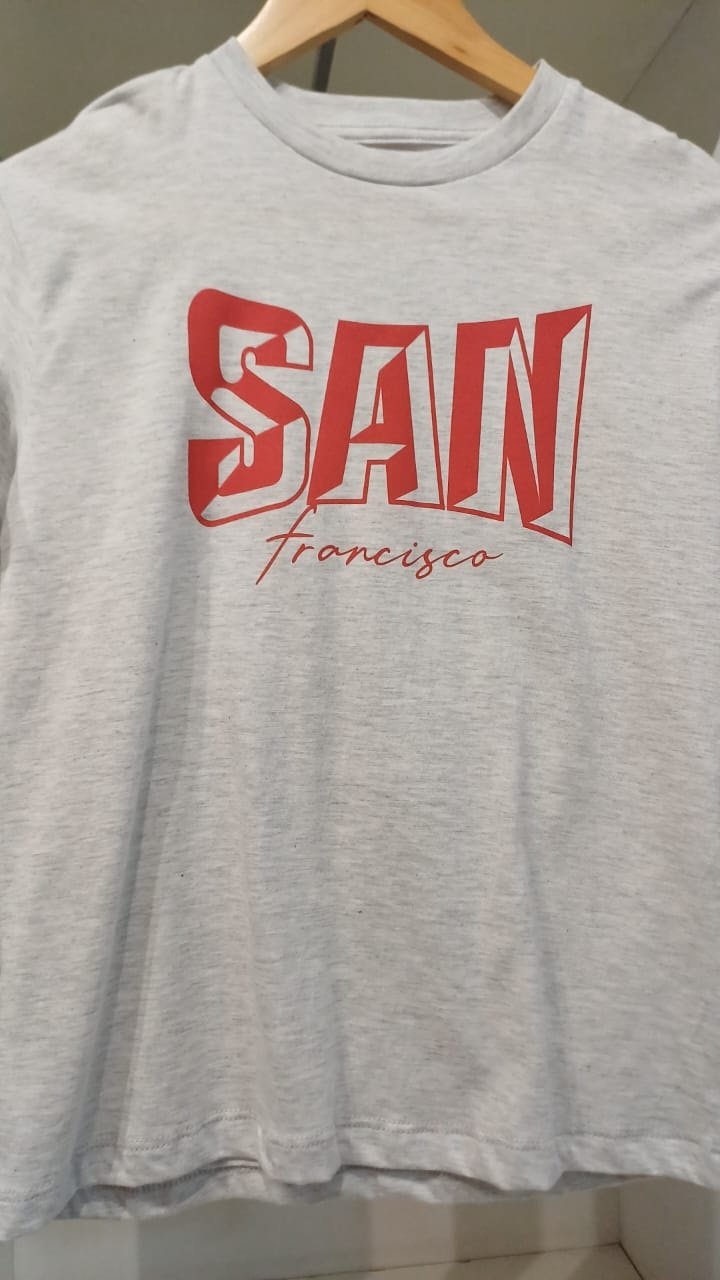 REMERA M/C TIZIANO GRIS T.12