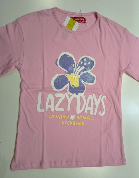 REMERA LAZY DAYS ROSA T:08