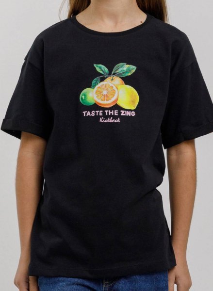 REMERA ZING NEGRO T.10