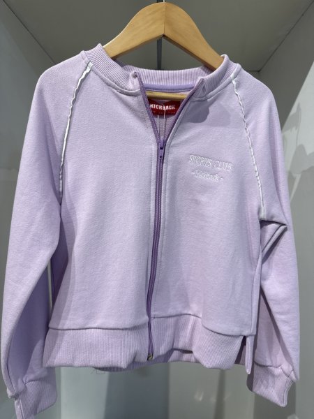 CAMPERA DE ALGODON RUSTICA SPORTS LILA T.6