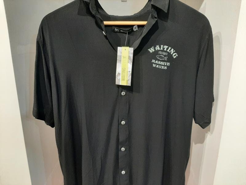 CAMISA FIBRANA MC OVER ESTAMPADA T.16