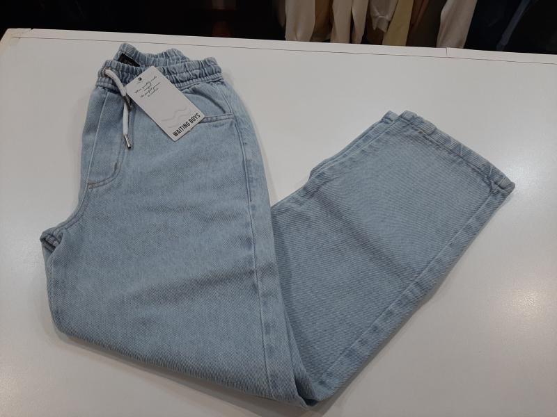 JEAN CINTURA ELASTICA LOOSE T.14
