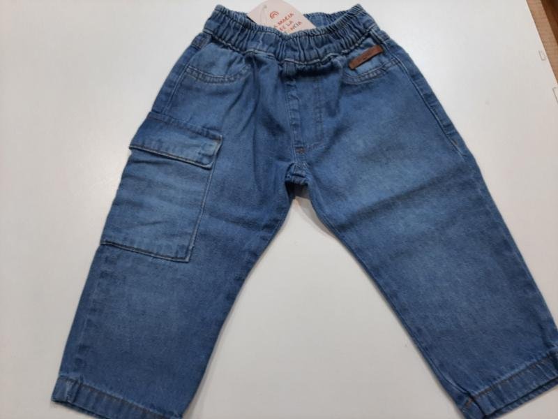 PANTALON DENIM CARGO BEBE T.L