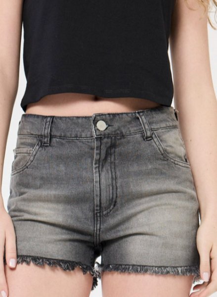 SHORT MIRRRORBALL NEGRO T.14