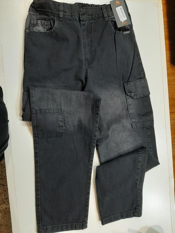 JEAN BAGGY CARDO CINTURA FIJA T.18