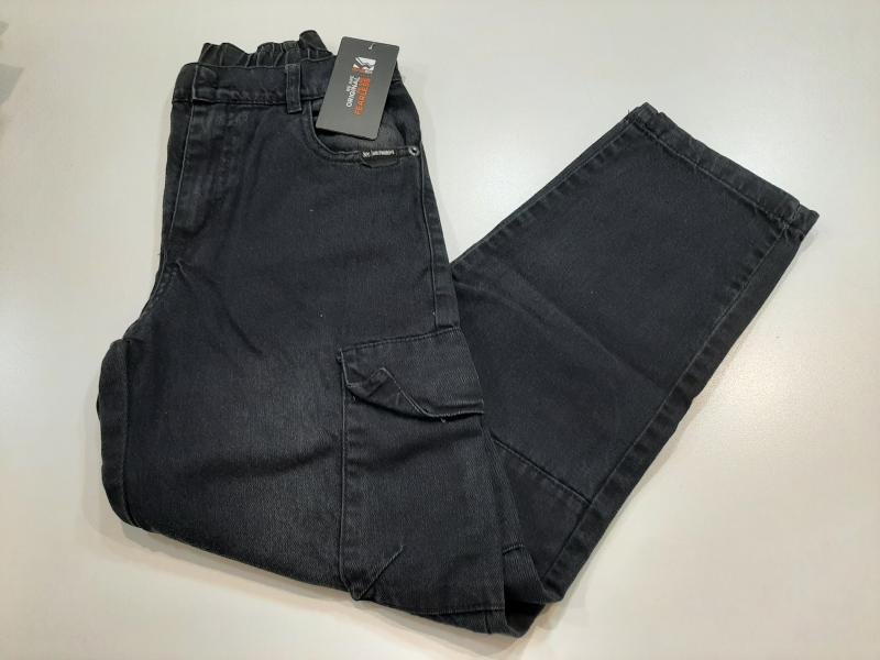 JEAN BAGGY CARDO CINTURA FIJA T.12