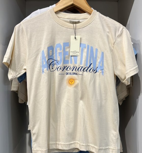REMERA BOY CORONADOS SOL CRUDO T.12