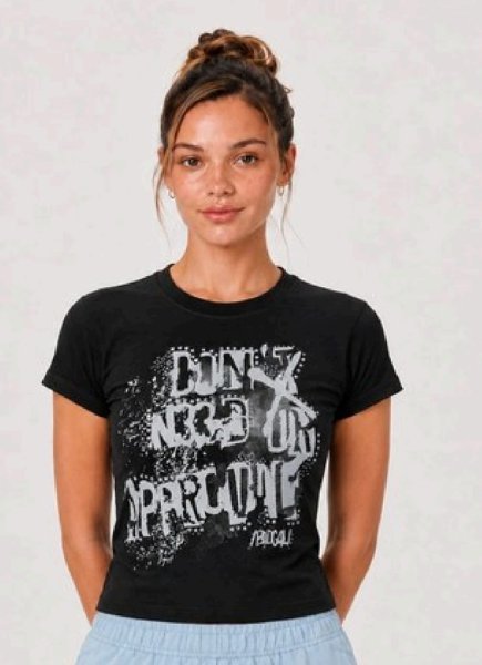 REMERA ANTHEM NEGRA T.14