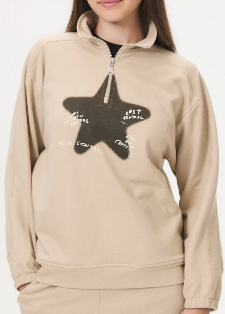 BUZO FADED BEIGE T.10