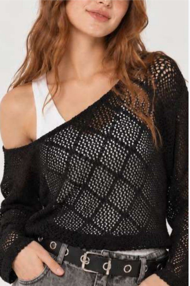 SWEATER VALLEY NEGRO T.XL