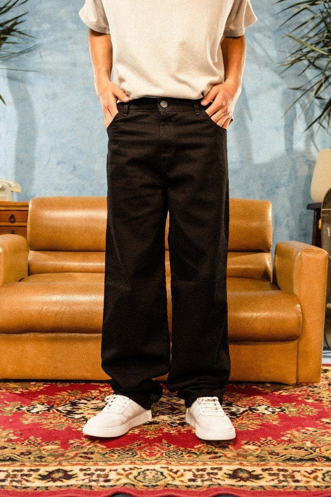 JEAN RELAXED BAGGY MODA NEGRO T.12