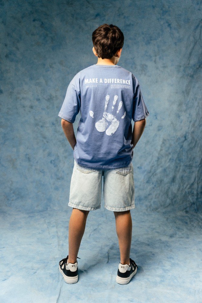 REMERA MC OVERSIZE ESPALDA T.14
