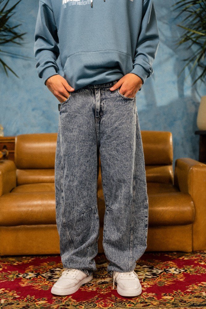 PANT JEAN BALLON CON RECORTE T.10